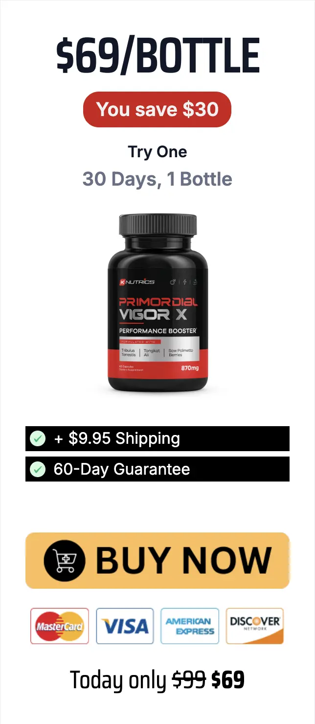 Primordial Vigor X Buy One Bottle